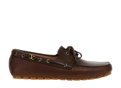 Valentino Garavani driver Fastaway Loafers "Brown"