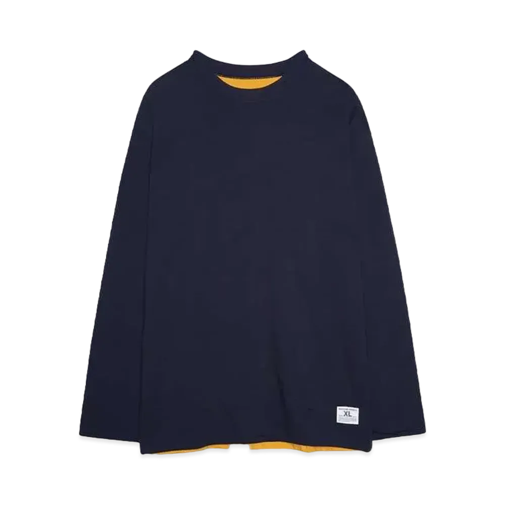 MASSES REVERSIBL L/S SHIRT "NAVY"