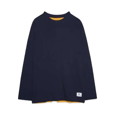MASSES REVERSIBL L/S SHIRT "NAVY"