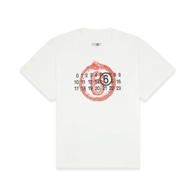 MM6 Maison Margiela Men's Year Of The Snake T-Shirt "White"