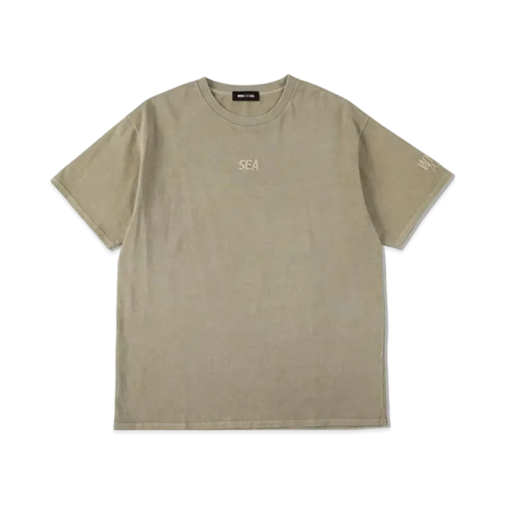 WIND AND SEA SEA (pigment-dye) S/S TEE "Charcoal"