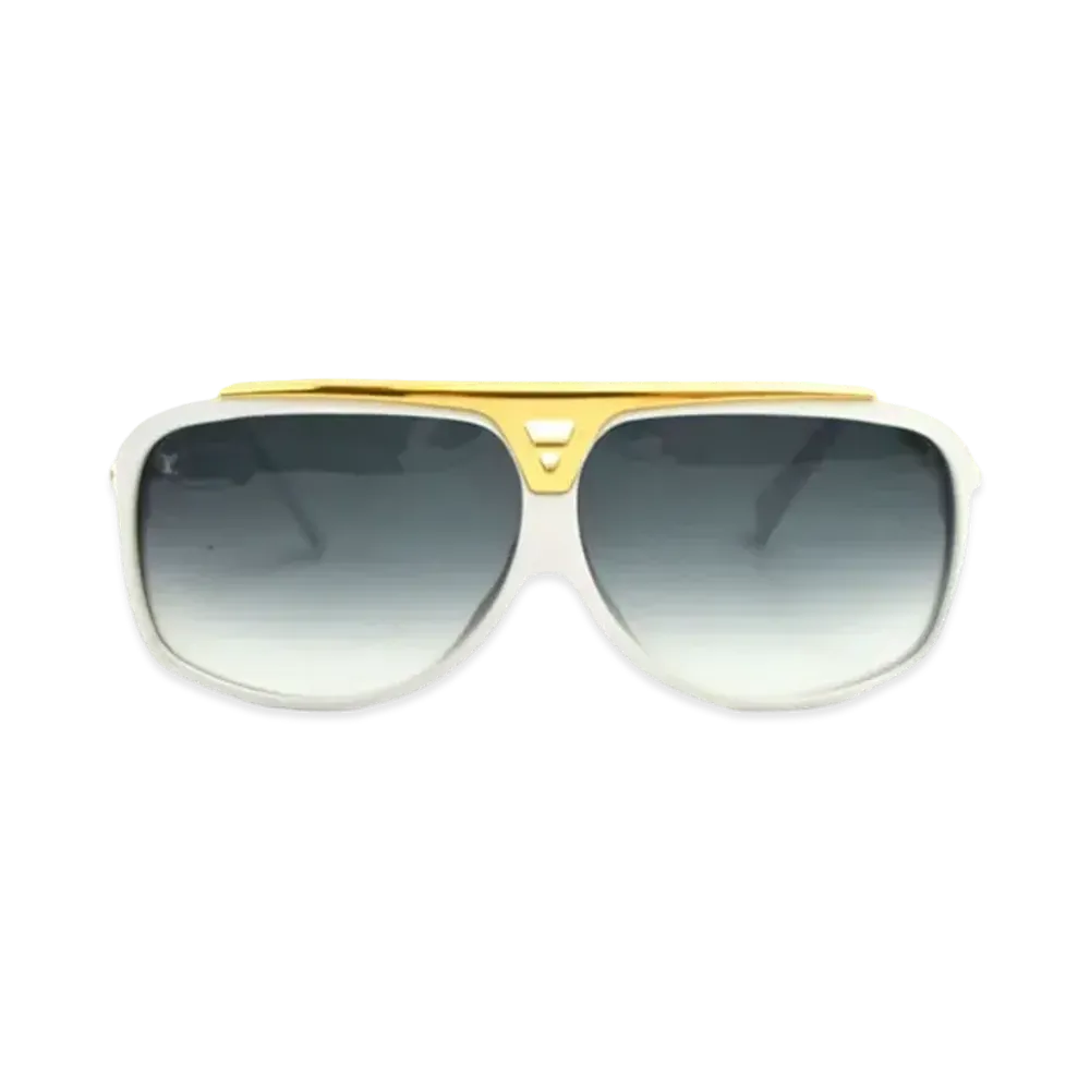 Louis Vuitton Sunglasses "White/Gold"