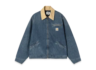 Carhartt WIP OG Detroit Jacket "Blue/Dusty H Brown/Dark Used Wash"