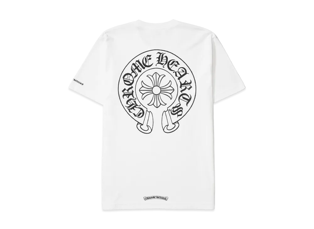 Chrome Hearts Horse Shoe Logo Pocket T-Shirt "White"