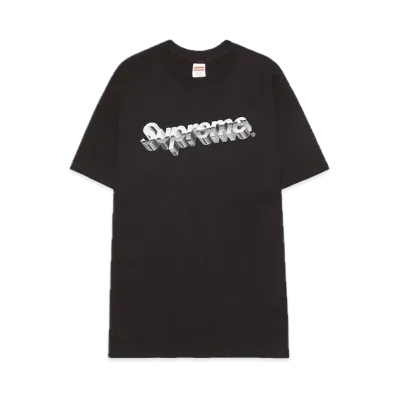 Supreme Chrome Logo Tee "Black"