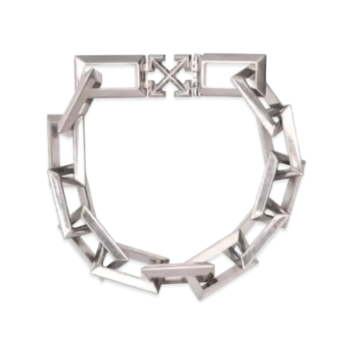 OFF WHITE A-Arrows Logo Bracelet "Silver"