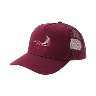 FEELS. Original Mesh 5Panel Cap "Wine Red"