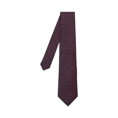Paul Smith Classic Dot Tie "DarkRed"