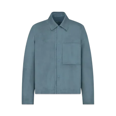 Dior Men's Jacket Blue Lambskin "Blue"
