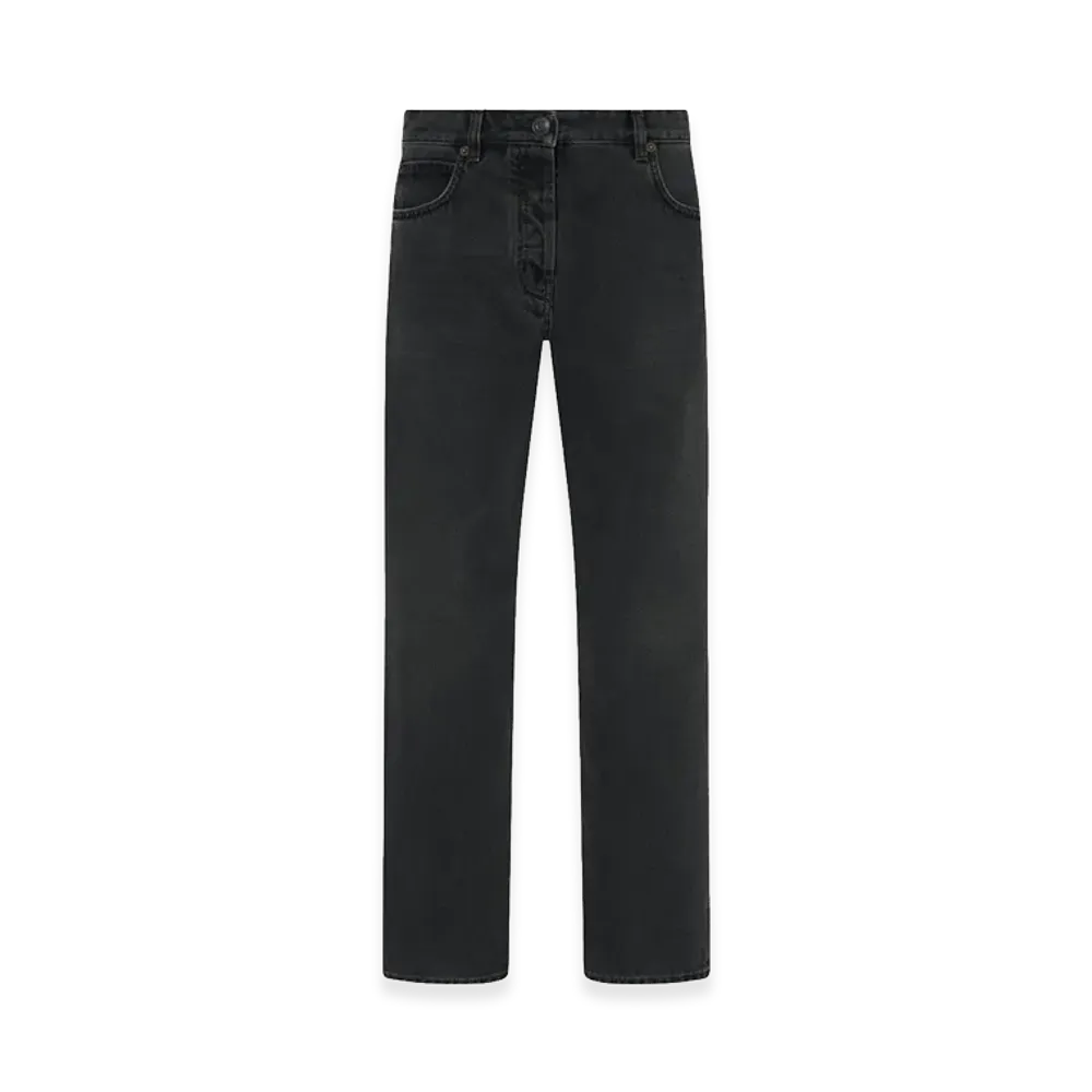 The Row Women's Riaco Cotton Jeans "Faded Black"