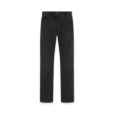 The Row Women's Riaco Cotton Jeans "Faded Black"