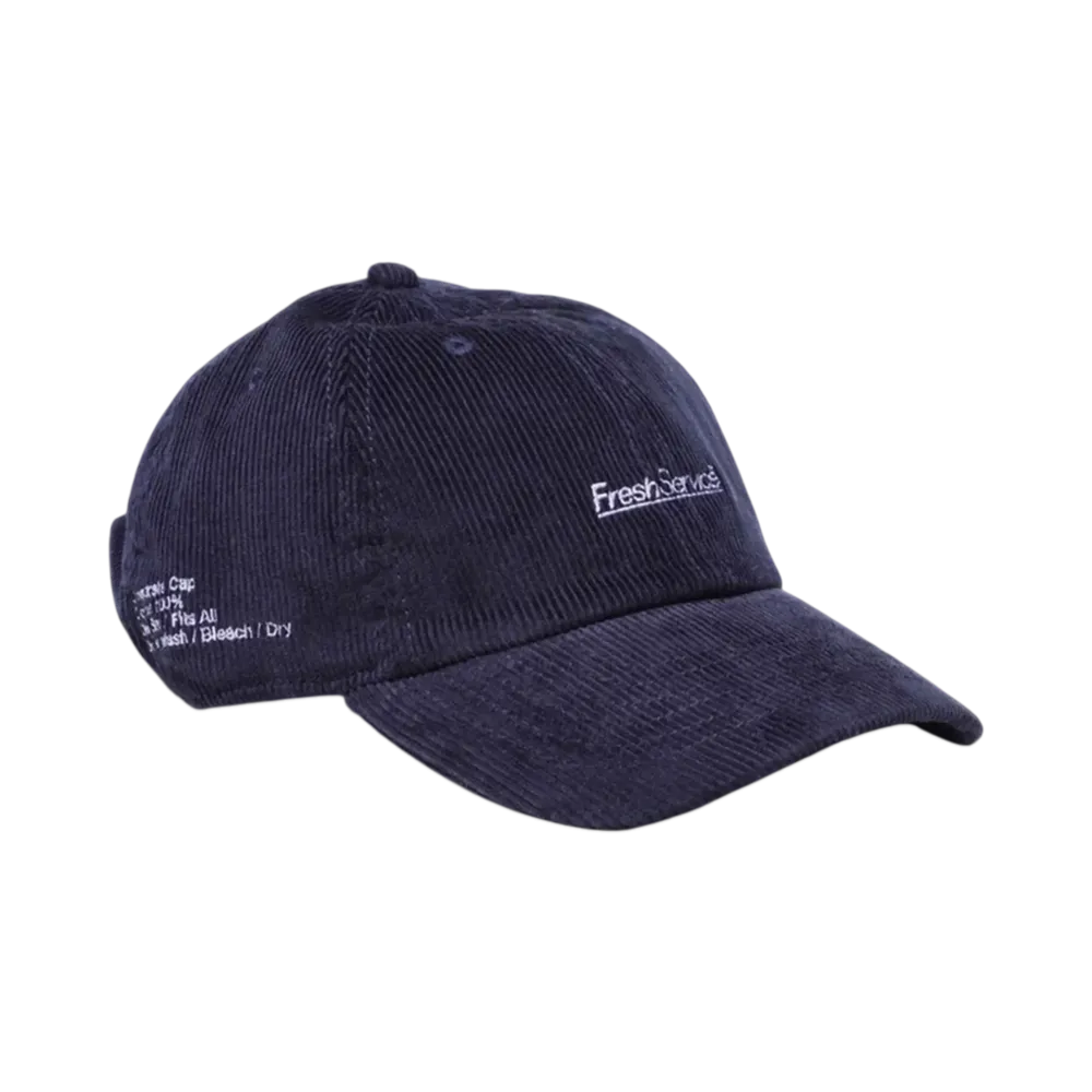 FreshService Corduroy Corporate Cap "Navy"