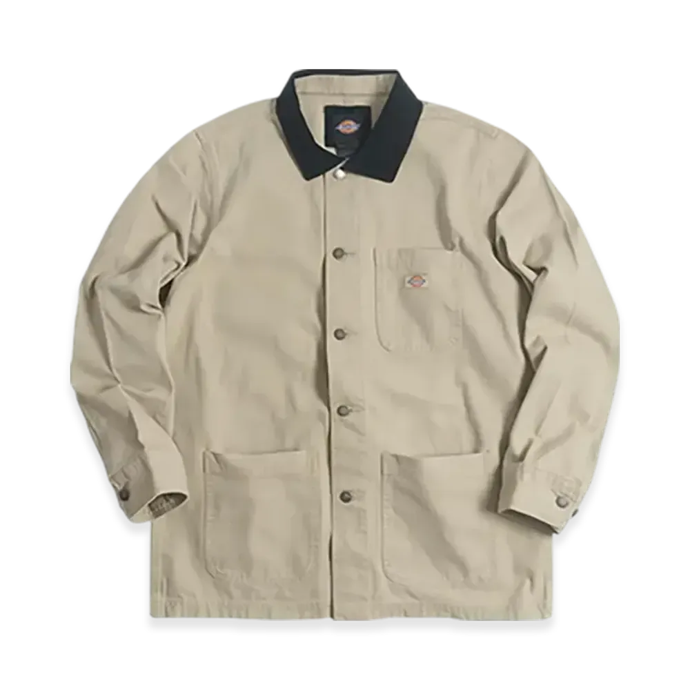 Dickies TCR05 Stonewashed Duck Unlined Chore Coat "Desert Sand"