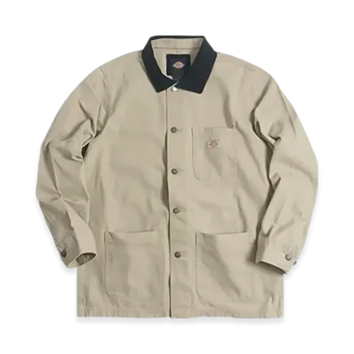 Dickies TCR05 Stonewashed Duck Unlined Chore Coat "Desert Sand"