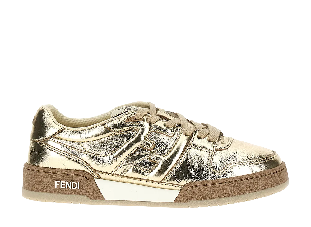 FENDI Women's Match Sneakers "Gold"