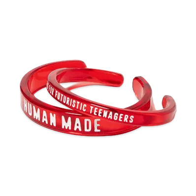 HUMAN MADE Acrylic Bangle Set "Red"