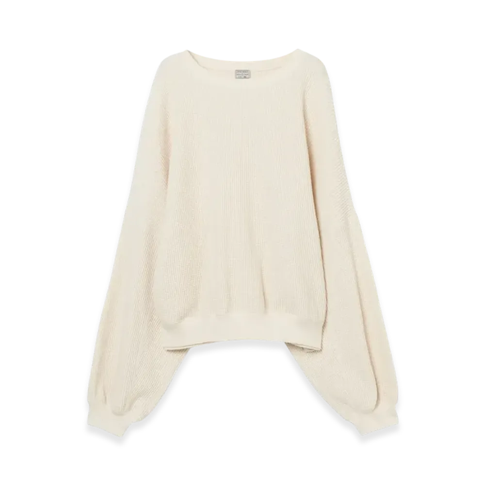 INSCRIRE Thermal Dolman Tee "Off White"