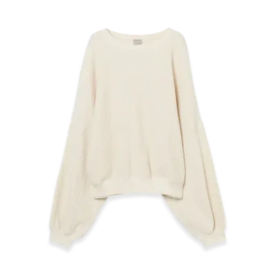 INSCRIRE Thermal Dolman Tee "Off White"