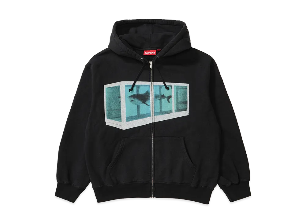 Supreme x Damien Hirst Zip Up Hooded Sweatshirt "Black"