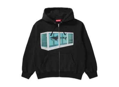 Supreme x Damien Hirst Zip Up Hooded Sweatshirt "Black"