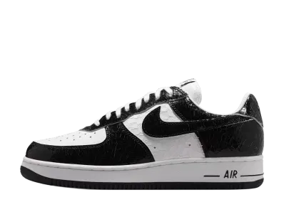 Nike Air Force 1 Low Cracked Leather Pack "Black/White"