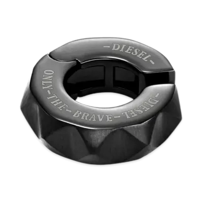 Diesel Dx1556001 Jewel Black Stainless Steel Cuff Earring "Black"