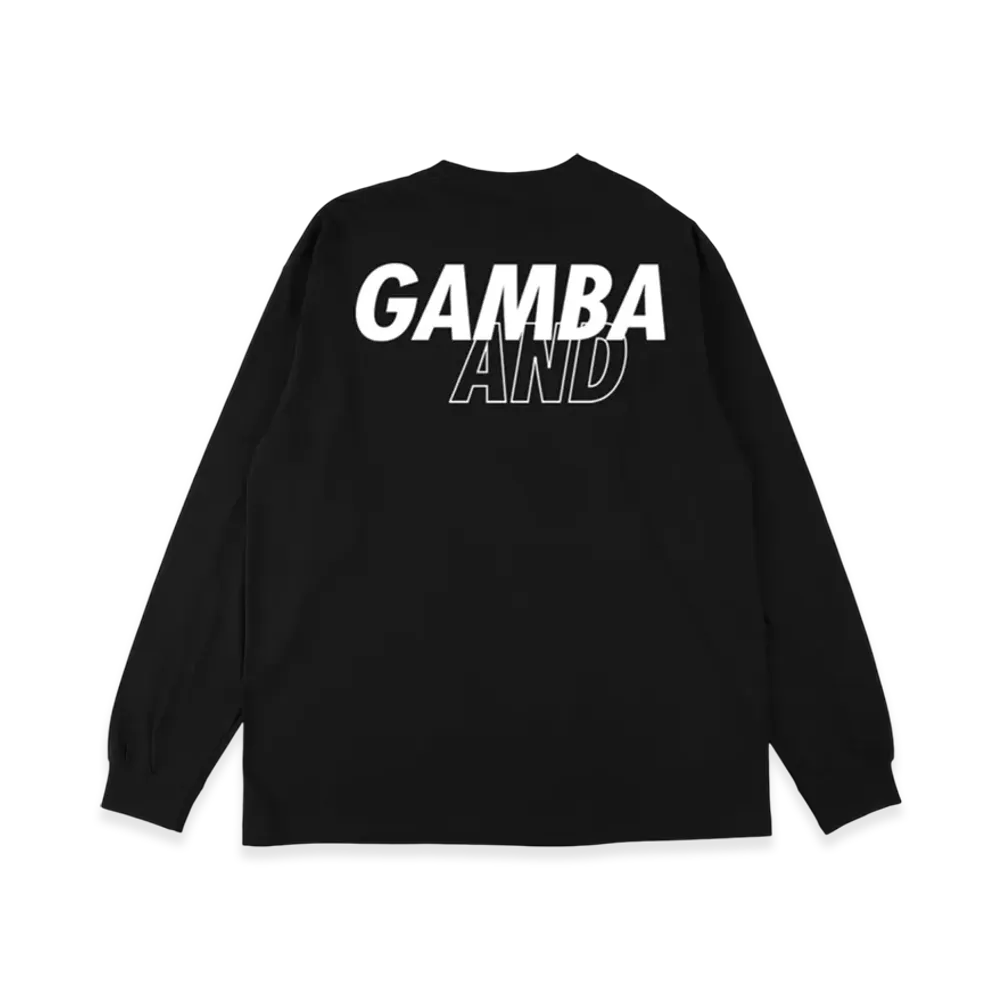 WIND AND SEA x J.LEAGUE GAMBA L/S Tee "Black"