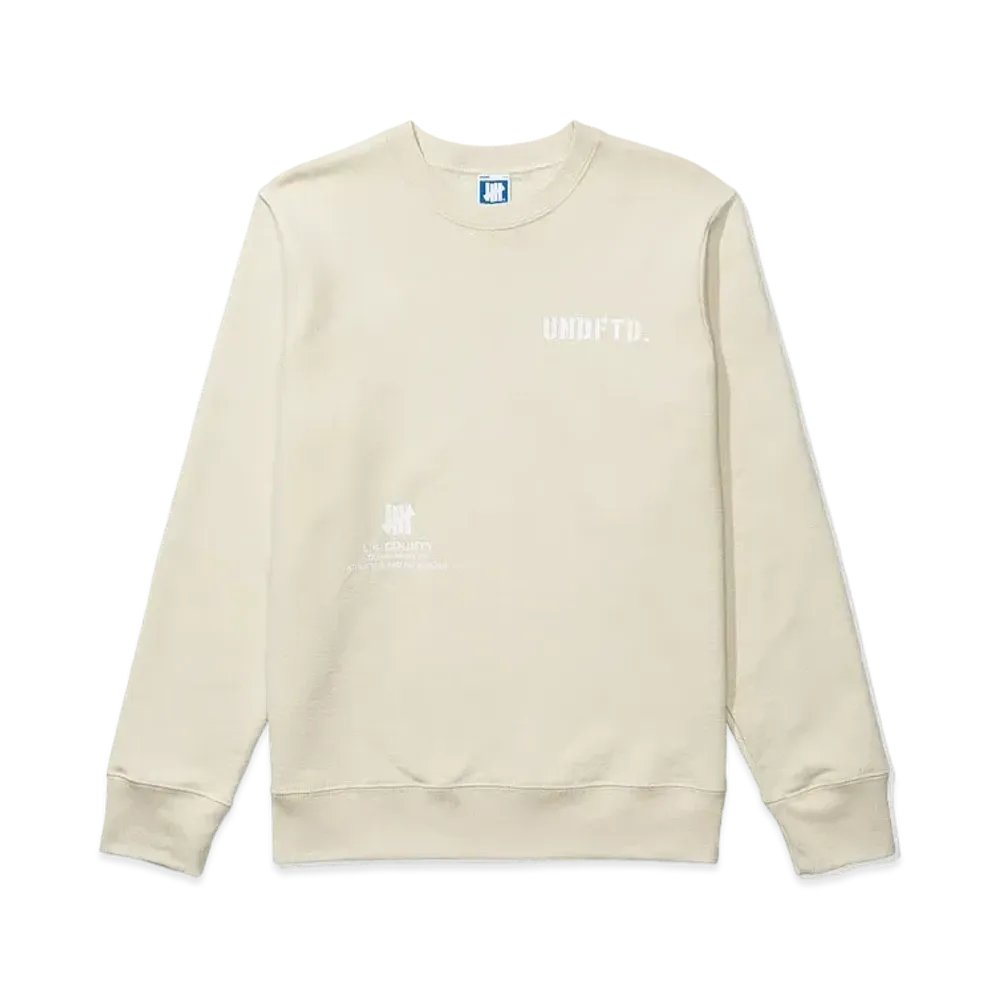 UNDEFEATED DEPT CREWNECK - 20073 "Khaki"