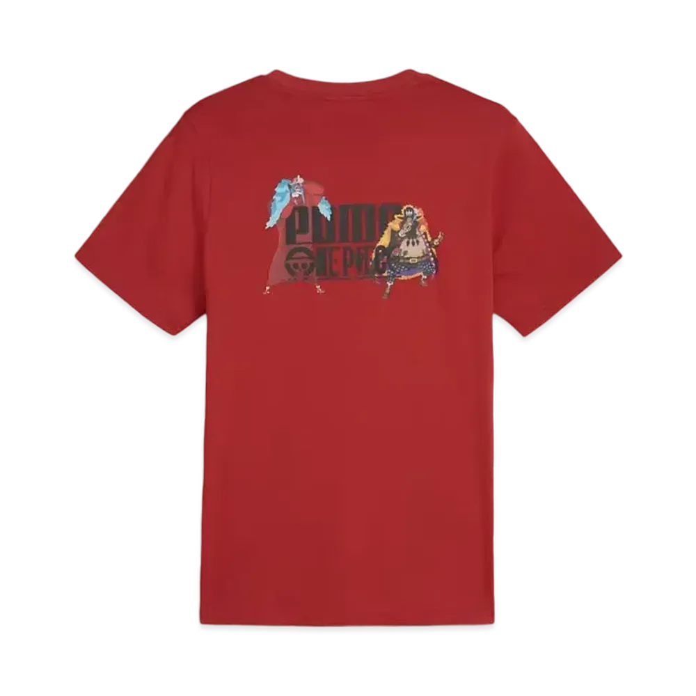 PUMA x One Piece Graphic Tee #2 "Club Red"