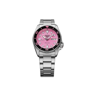 SEIKO x Pink Panther Collaboration Limited Model 5 Sports SKX series "Silver"