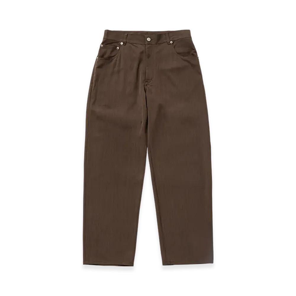 TTTMSW Polyester Wide Slacks "Brown"