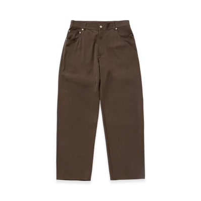 TTTMSW Polyester Wide Slacks "Brown"