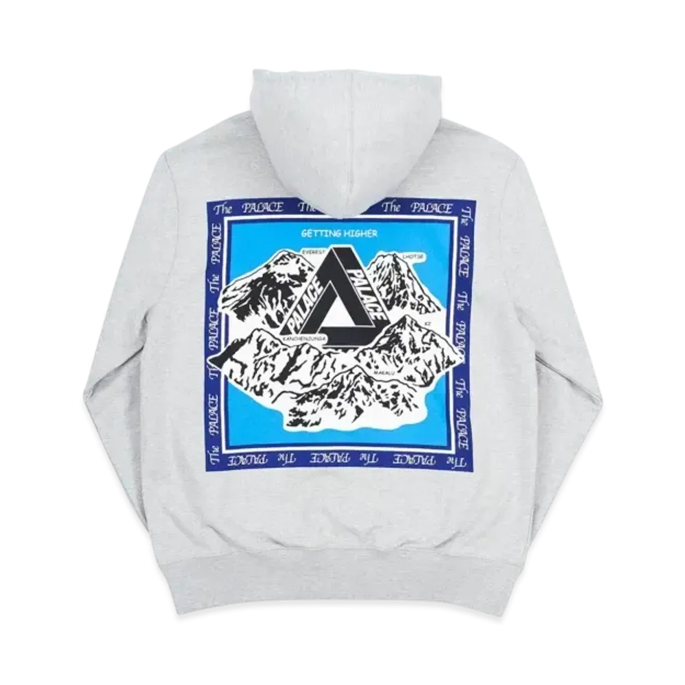 PALACE Getting Higher Hood "Grey Marl"