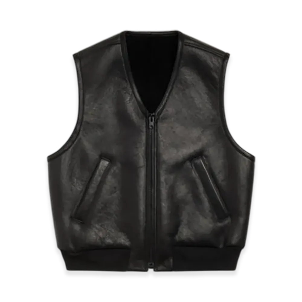 Stussy Shearling Vest "Black"