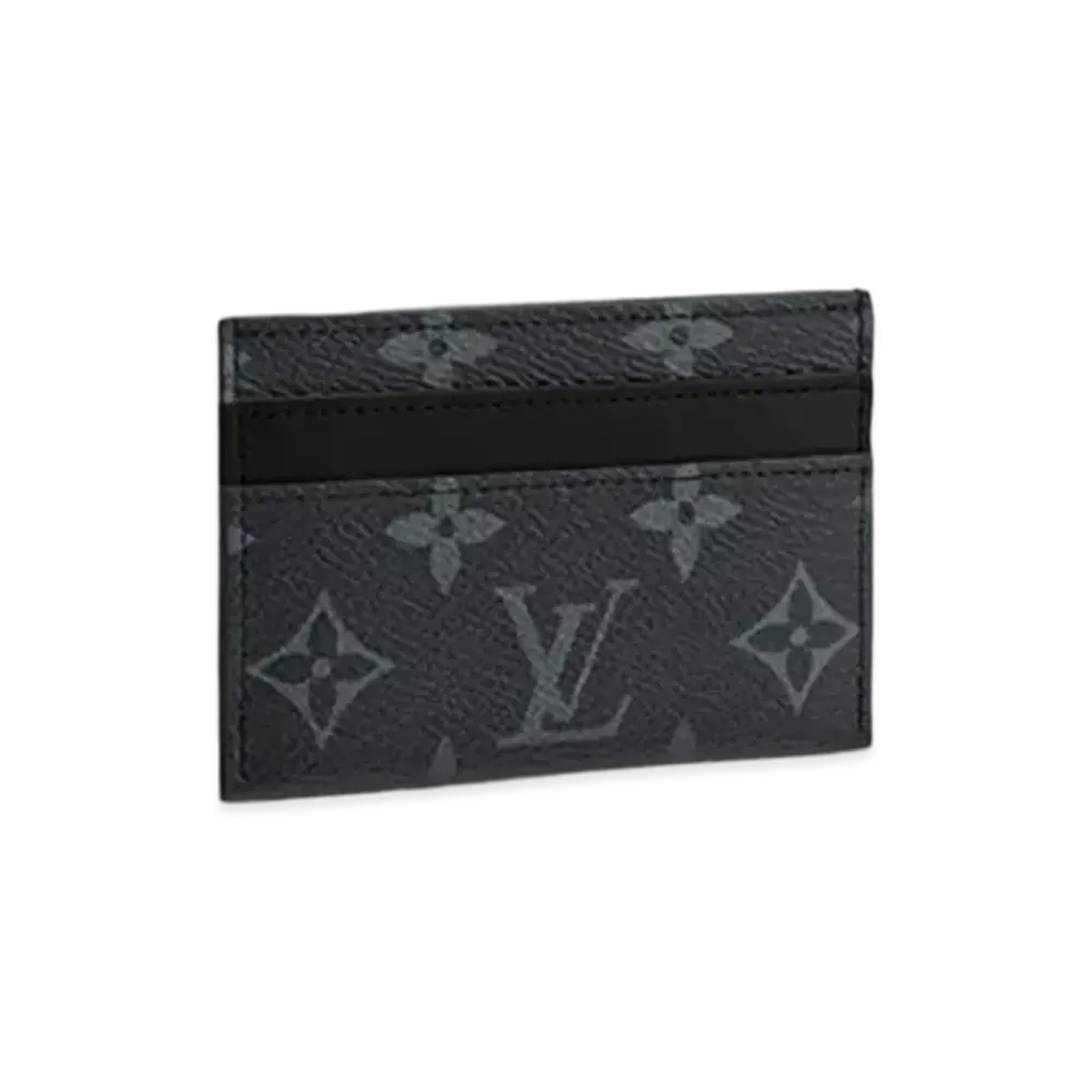 Louis Vuitton Porte Double Card Holder Monogram Eclipse