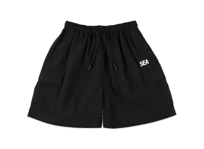WIND AND SEA Nylon Cargo Shorts "Black"