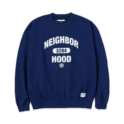 NEIGHBORHOOD College Sweatshirt LS "Navy"
