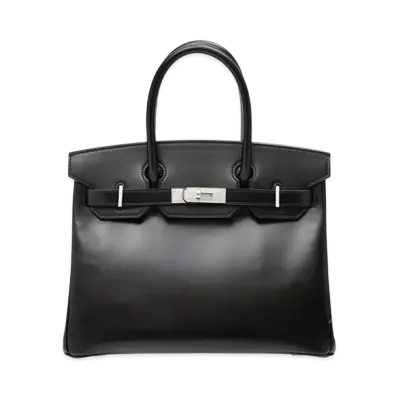 Hermes Birkin Box Calf "Nor/Guilloche