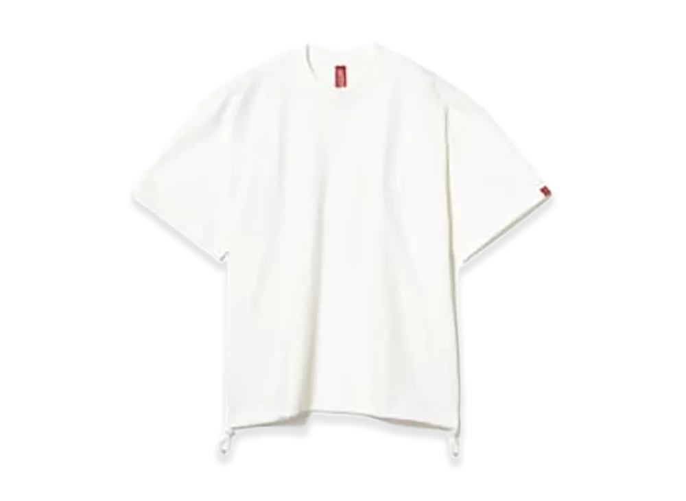 BEAMS JAPAN x LOOPWHEELER Loose Fit Fake In T-Shirt "White"