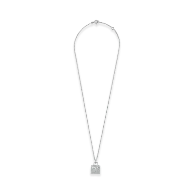 Hermes Kelly Amulette Pendant PM "White Gold/Diamond"