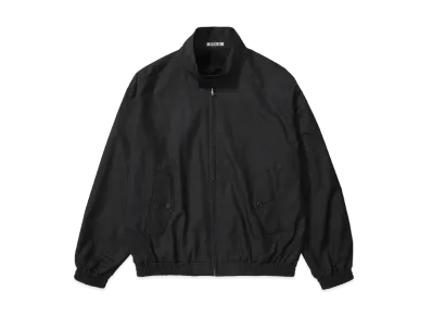 AURALEE Ultra Fine Tropical Wool Zip Blouson "Top Charcoal"