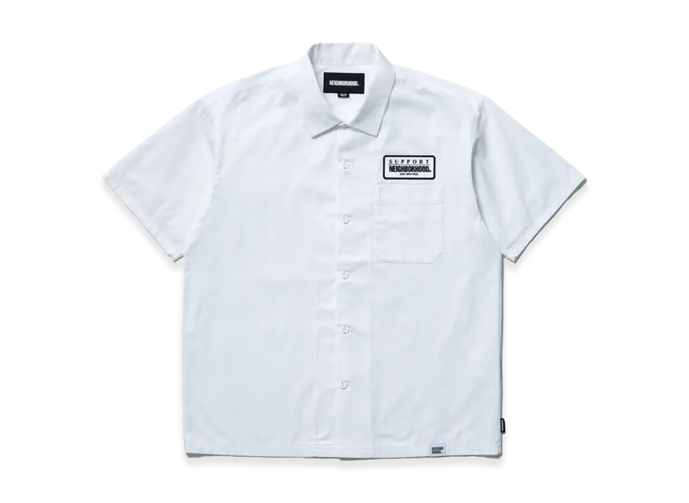 NEIGHBORHOOD Classic Work Shirt SS-1 "White"