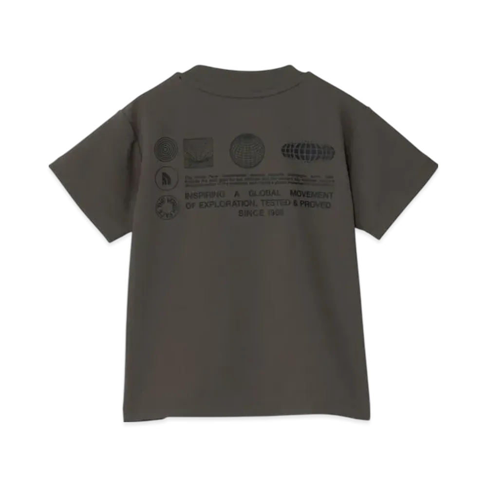 The North Face Kids Toddler Short Sleeve Sunshade Tee "New Taupe"