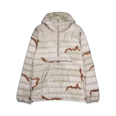 Supreme Micro Down Half Zip Hooded Pullover "Desert Camo" (24FW)