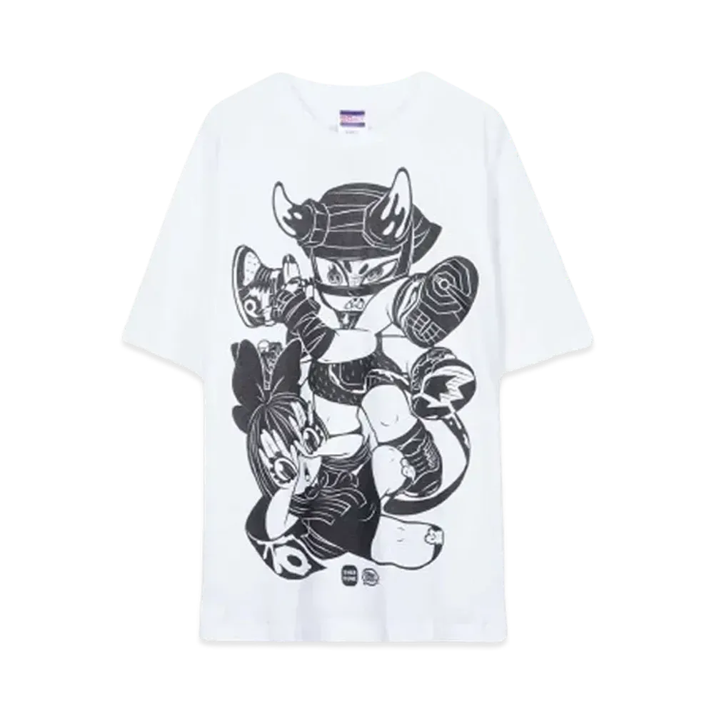 GRAPE BRAIN Ex GRAPE DUNK Graphic T-Shirt "WHITE"