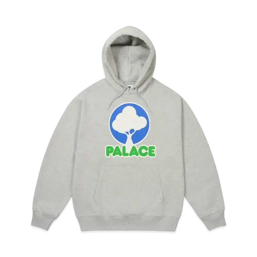 PALACE Evergreen Hood "Grey Marl"