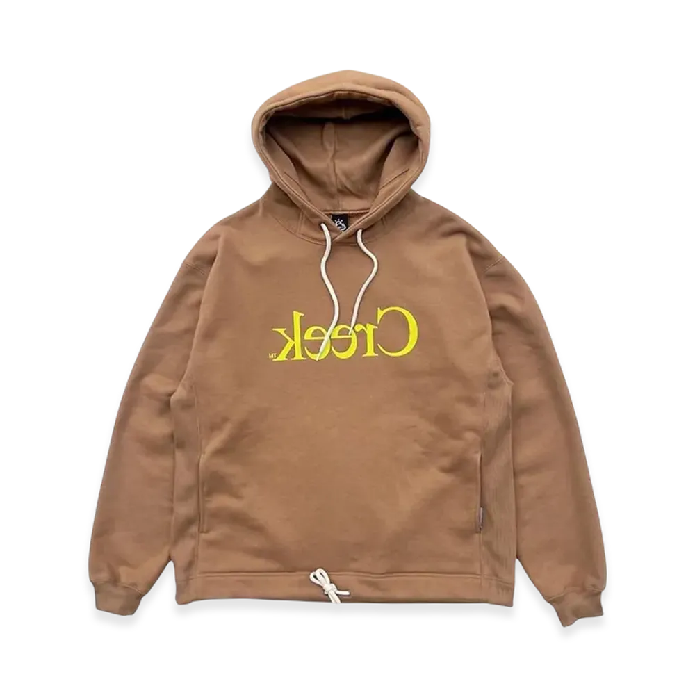 Creek Angler's Device x ALWAYTH Reverse Logo Hoodie "Brown"