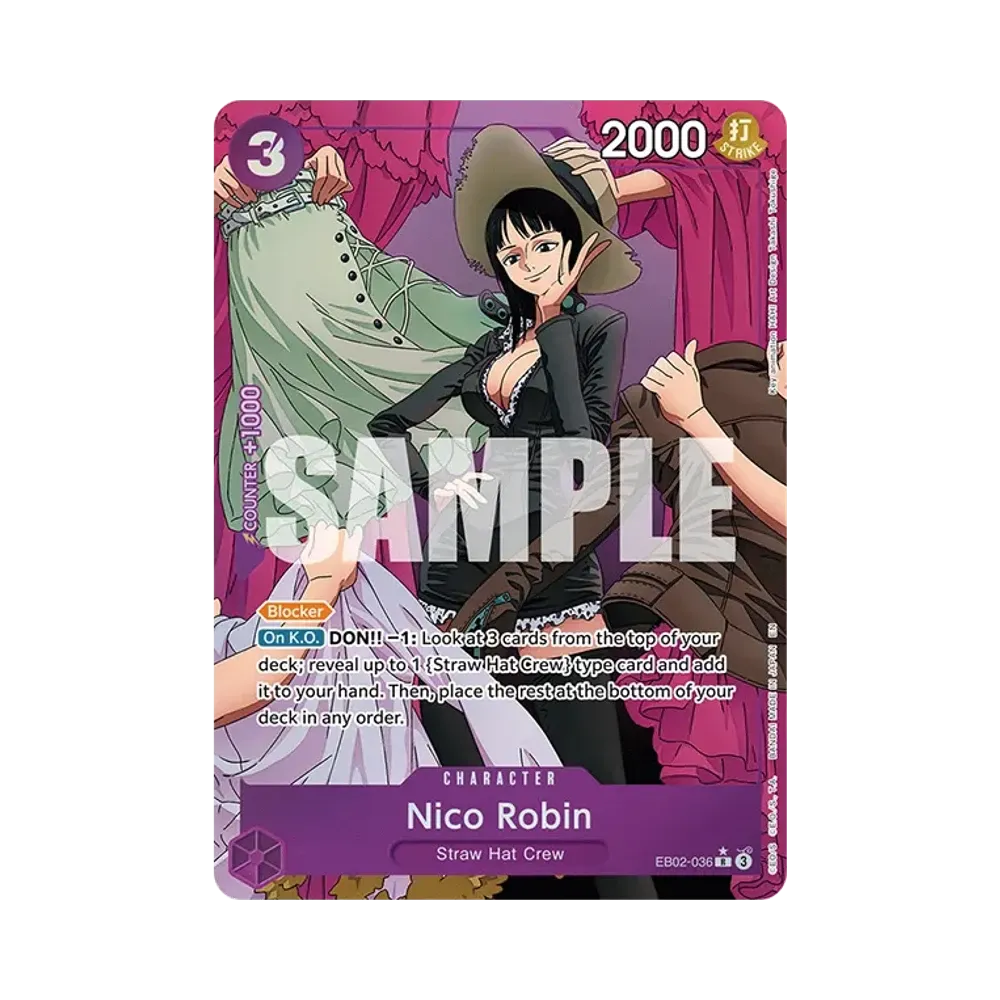ニコ・ロビン R-P [EB02-036]【英語版】(エクストラブースター「アニメ 25th コレクション」)