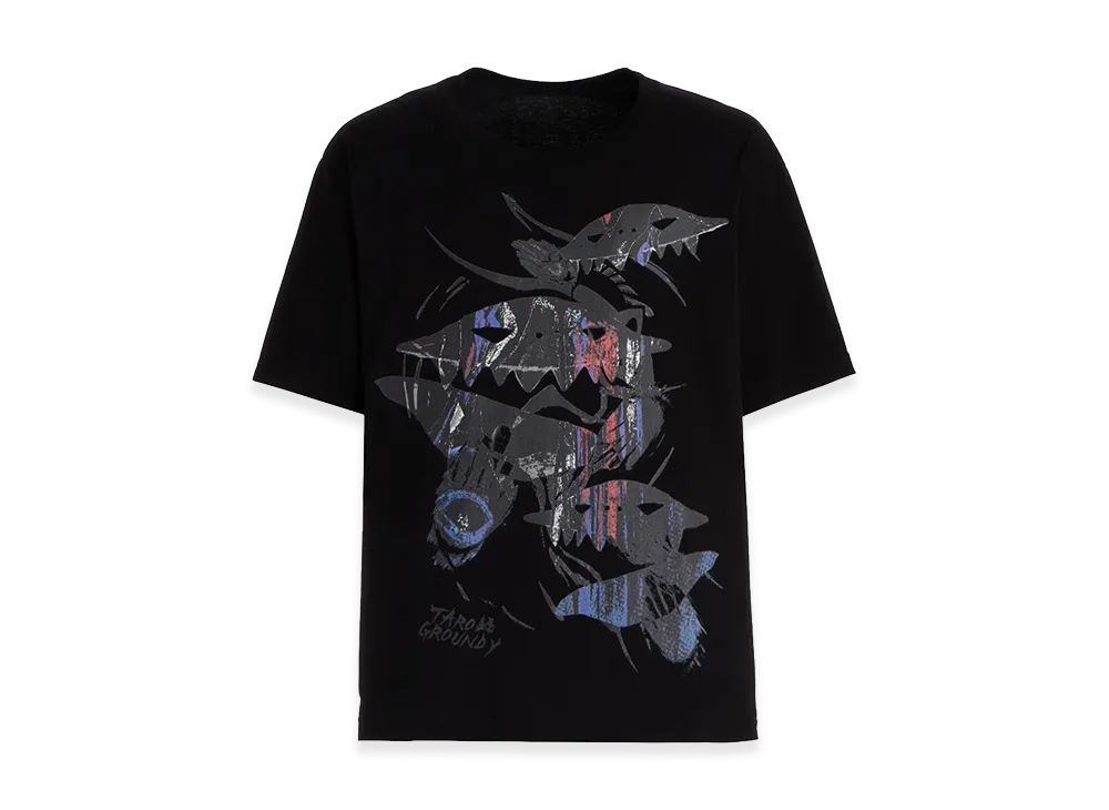 Ground Y x Taro Okamoto Graphic T-shirts "Non" "Black"