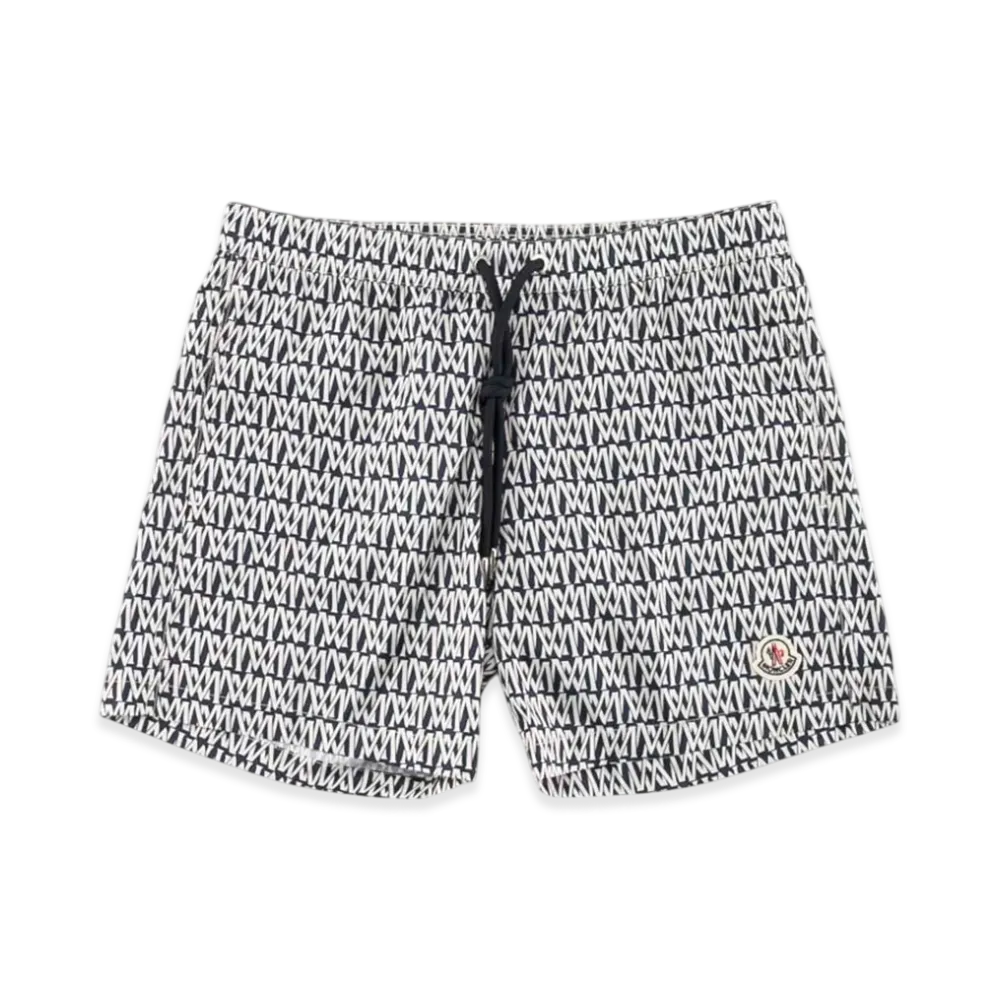 Moncler Men's All-Logo Swim Short Pants "Navy"